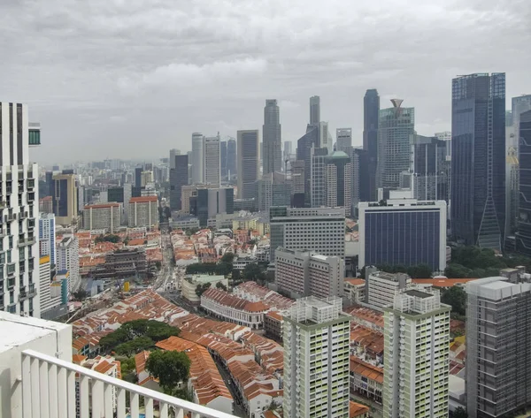 Vista aérea singapore — Fotografia de Stock