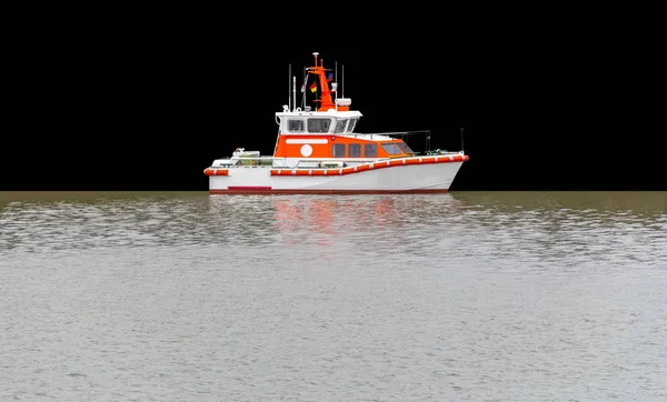 Räddningslivbåt i havet — Stockfoto