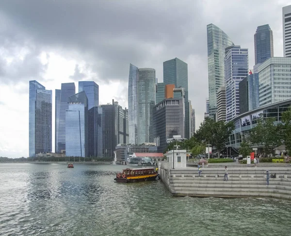 Linha do horizonte de Singapura — Fotografia de Stock