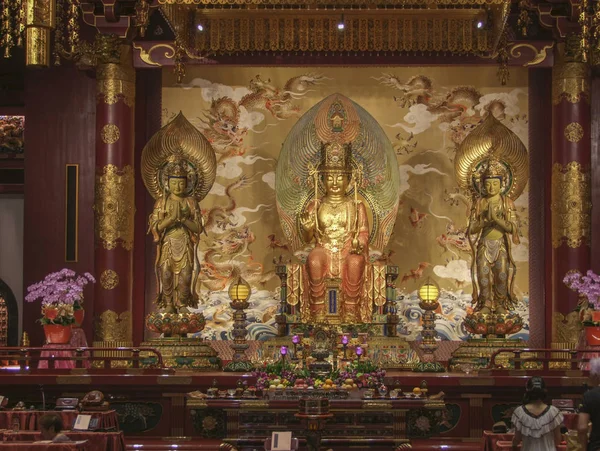 Templo de Buddha en Singapur — Foto de Stock