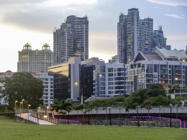 Singapur vista de la ciudad —  Fotos de Stock