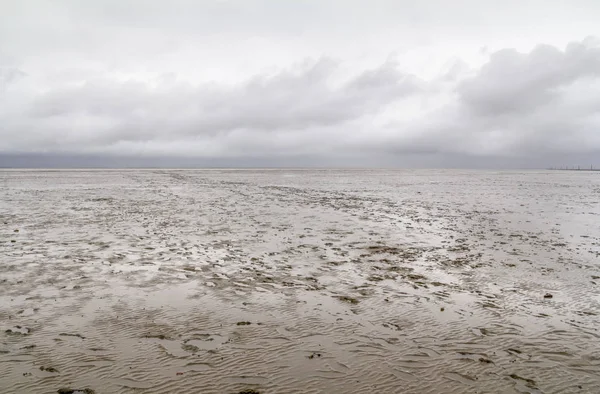 Paisaje costero en Frisia Oriental — Foto de Stock