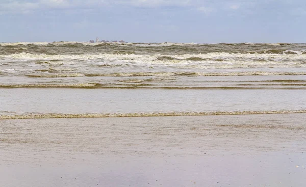 Paisaje de playa en Spiekeroog — Foto de Stock