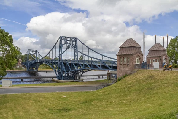 Wilhelmshaven Avec Pont Kaiser Wilhelm Dans Nord Allemagne — Photo