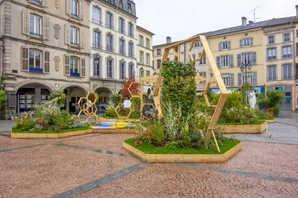 City View Epinal Capital City Vosges Departmend France — Stock Photo, Image