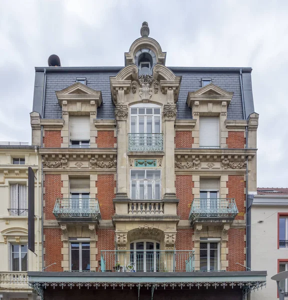 House Facade Gerardmer Comune Del Dipartimento Dei Vosgi Nel Grand — Foto Stock