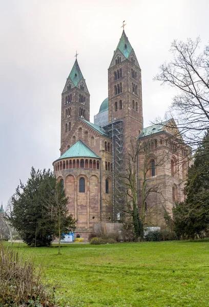 Catedral Speyer Ubicada Speyer Alemania Hora Tarde —  Fotos de Stock