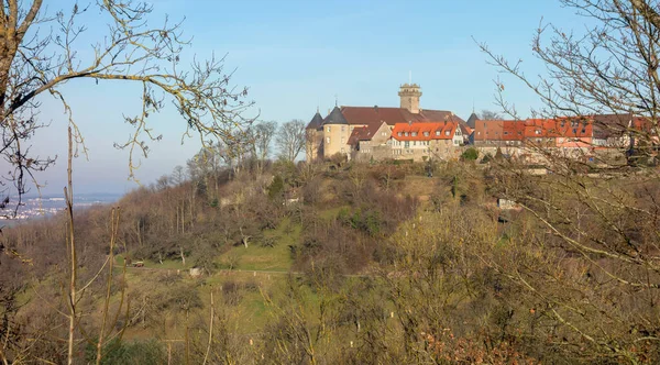 Stad Zuid Duitsland Genaamd Waldenburg Avonds — Stockfoto