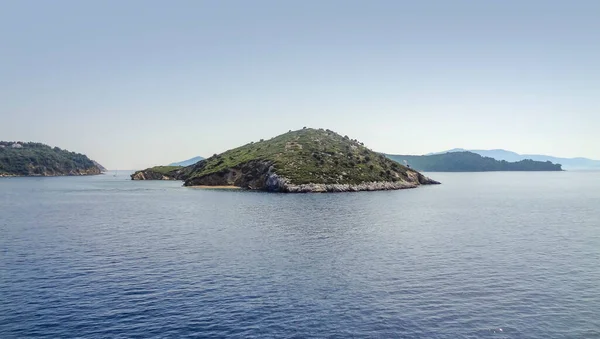 Idylliska Kustlandskap Runt Skiathos Grekland — Stockfoto