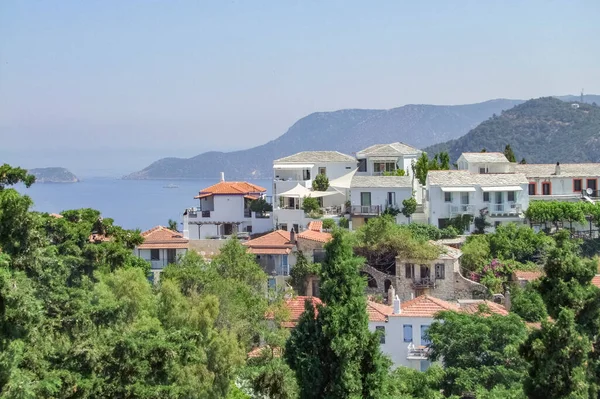 Ідилічні Прибережні Краєвиди Алоннісосі Греція — стокове фото