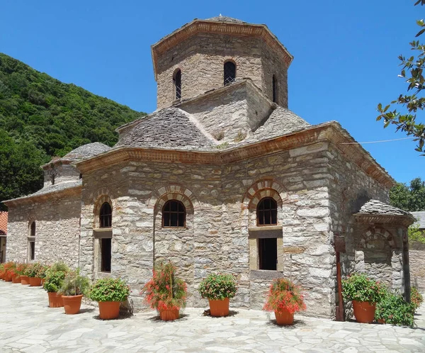 Monastère Evangelistria Situé Skiathos Qui Est Une Des Îles Grecques — Photo