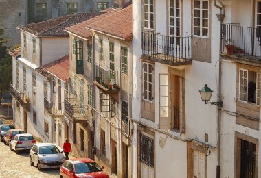 Yüzme öğleden sonra güneş - Santiago de Compostela