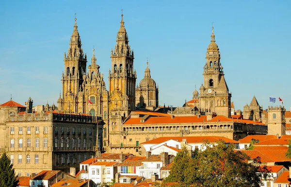Vista desde Parque da Alameda - Santiago de Compostela — Foto de Stock