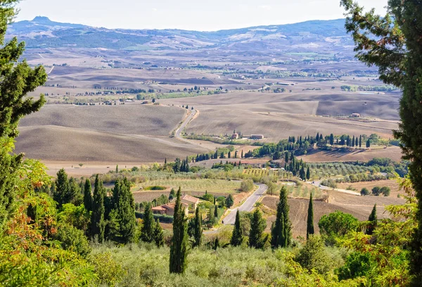 Duvarlar - Pienza görünümünden — Stok fotoğraf