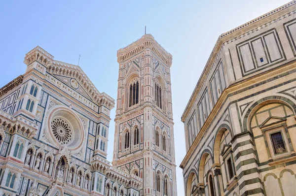 Duomo, Campanile, Battistero Florencia — Foto de Stock