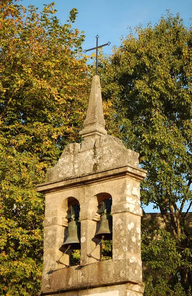 Cruz y campanas - Santiago de Compostela — Foto de Stock