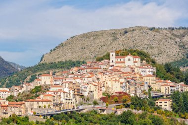 Hill-şehir - Rivello görünümünü