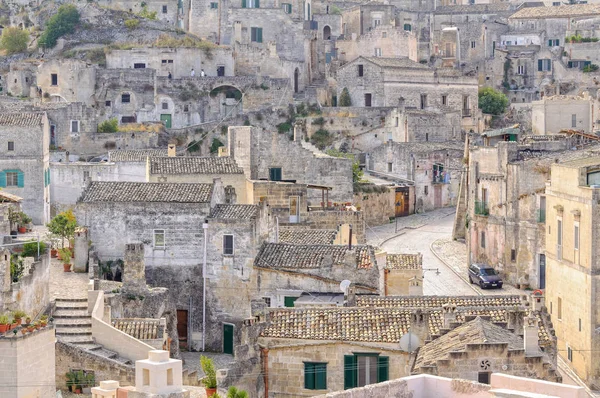 Up alleys, down lanes - Matera — Stock Photo, Image