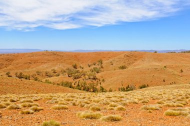 Stokes Hill uyanık - Wilpena Lirası görünümünden