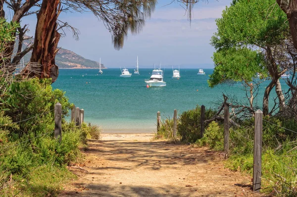 To the Richardsons Beach - Freycinet National Park — Stock Photo, Image