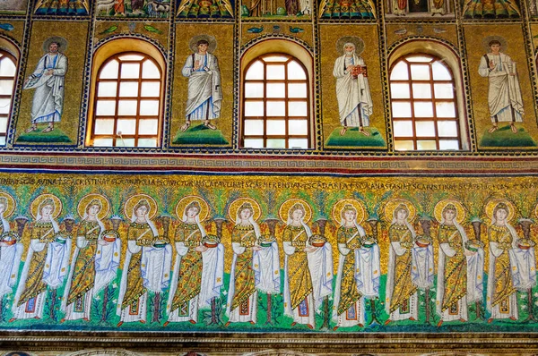Bazilica Sant Apollinare Nuovo - Ravenna — Fotografie, imagine de stoc