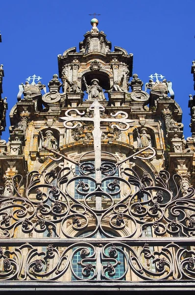 Porte en fer forgé - Santiago de Compostela — Photo