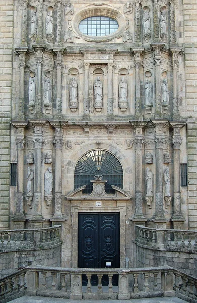 Церковь Сан-Мартино-Пинарио - Сантьяго-де-Компостела — стоковое фото