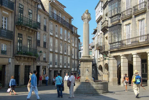 Plaza Cervantes - Santiago de Compostela — Foto de Stock
