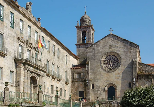 Klooster en kerk - Pontevedra — Stockfoto