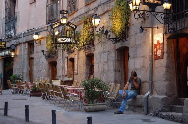 Calle Cuchilleros - Madrid — Foto de Stock