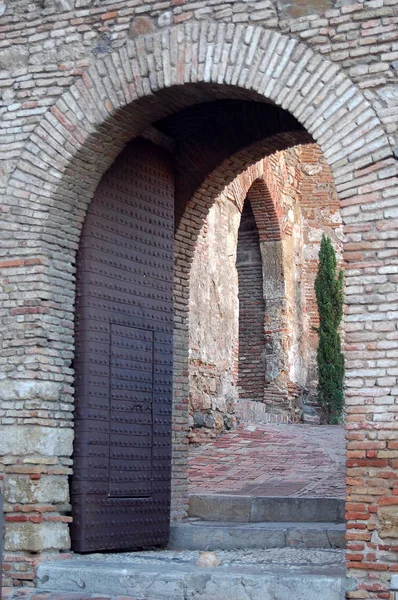 Entrada de Alcazaba - Málaga — Foto de Stock