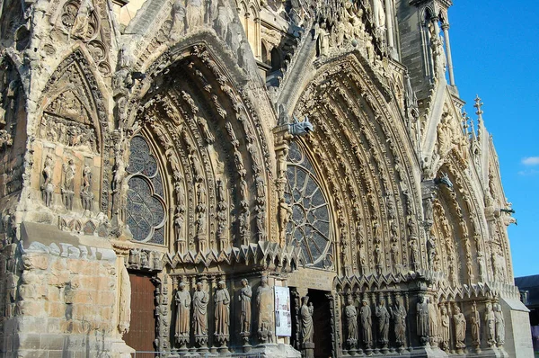 Catedral de Notre Dame - Reims — Foto de Stock