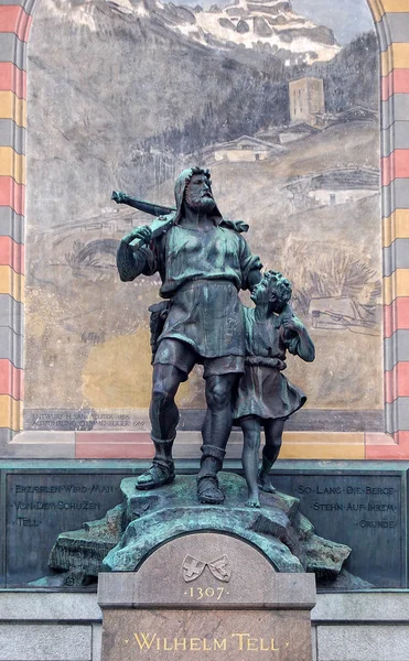 Vertellen Monument - Altdorf — Stockfoto