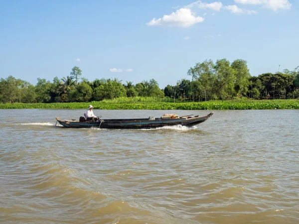 Barco del Delta del Mekong - Vinh Long — Foto de Stock
