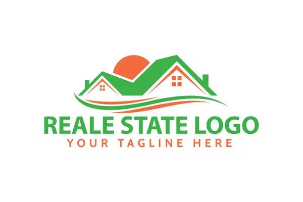 Logotipo inmobiliario — Vector de stock