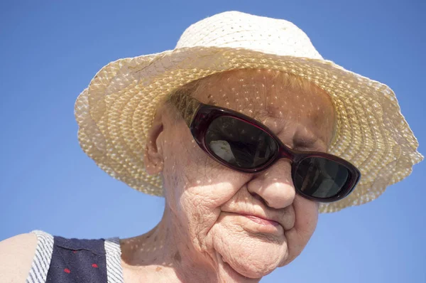 nonagenarian kadın portresi