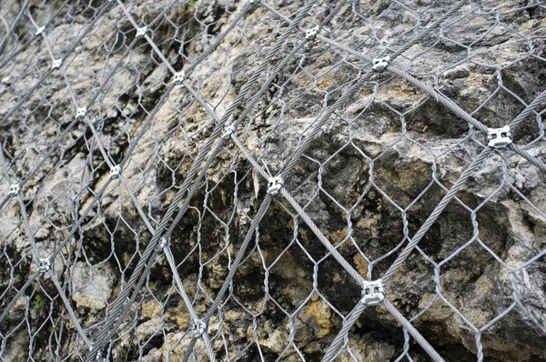 岩石保护网 — 图库照片