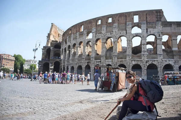 Turista en Roma —  Fotos de Stock