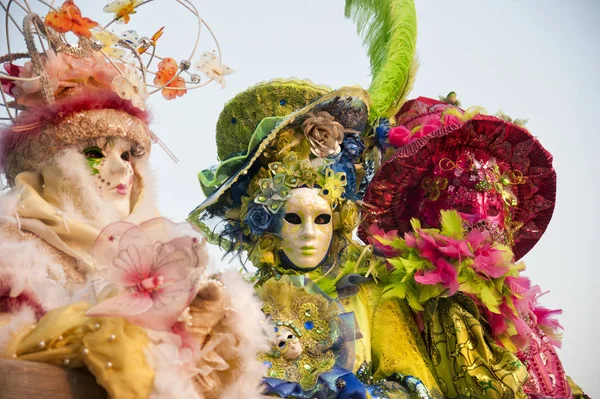 Maszk a velencei karneválon — Stock Fotó