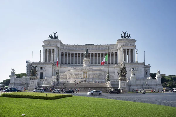 Victor Emmanuel Ii National Monument, Rome Italy — стокове фото