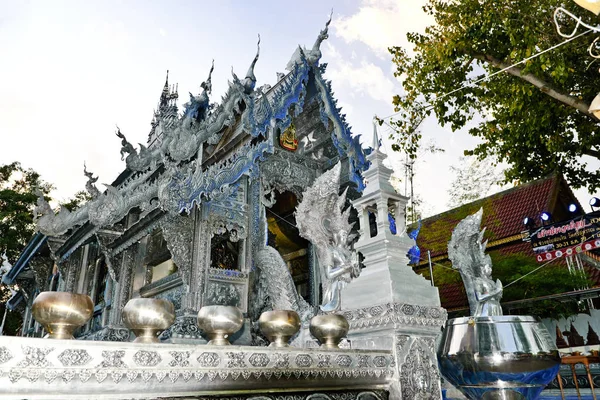 Ubosot de prata de Wat Sri Suphan (Templo de Prata ) — Fotografia de Stock