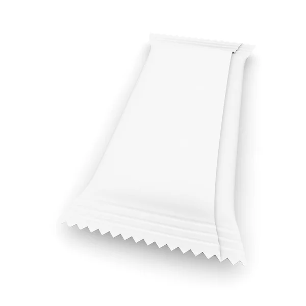 Weiße Blankoverpackung für Zucker, Salz, Pfeffer, Süßigkeiten und andere Gewürze, Gewürze und Produkte. 3D-Illustration — Stockfoto