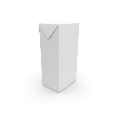 Meyve suyu, süt, kefir ve diğer içecekler beyaz izole arka planda için bardağı taşıran damla ile kutu