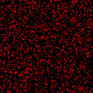 Siyah bir zemin üzerine kırmızı nokta soyut doku