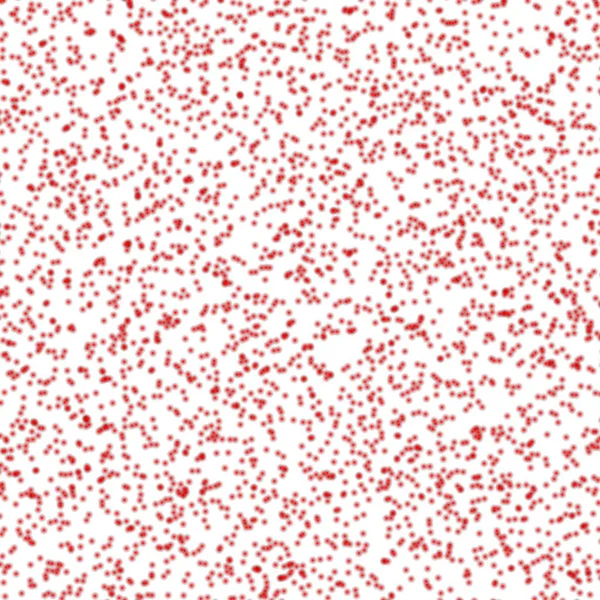 Texture abstraite de points rouges sur fond blanc — Photo