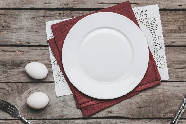 Definição da mesa de Páscoa — Fotografia de Stock