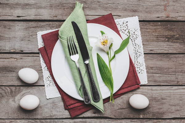 Easter table setting  