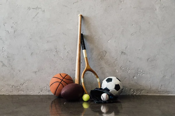 Various sports equipment 