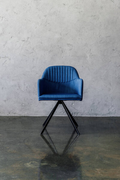 Modern blue chair 