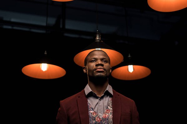 elegant african american man